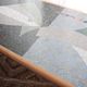 Rare Swiss coffee table in ceramic and beech from the 50s, vintage