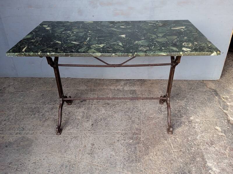 Marble bistro table 110cm