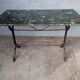 Table bistrot marbre 110cm