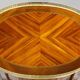 Pair of Bedside Tables / Salon in Marquetry Transition Style Louis XV/Louis XVI