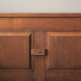 Four-door solid oak sideboard – France, 1960s