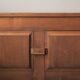 Four-door solid oak sideboard – France, 1960s
