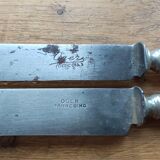 Couverts - Lot Couteaux Vintages Oger Tourcoing