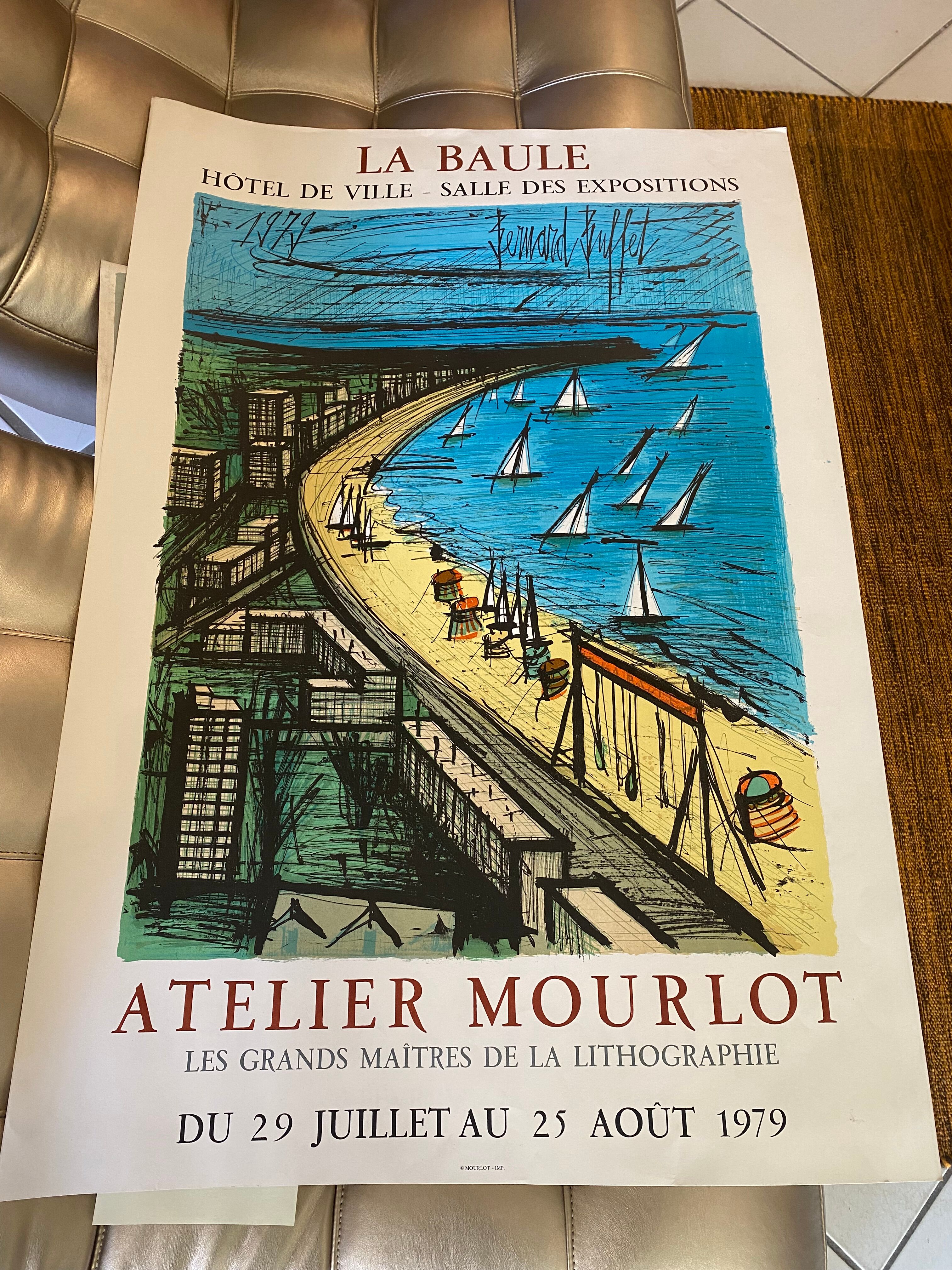 Poster Bernard Buffet La Baule in perfect condition