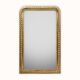 Louis-Philippe mirror with a geometric scalloped frame