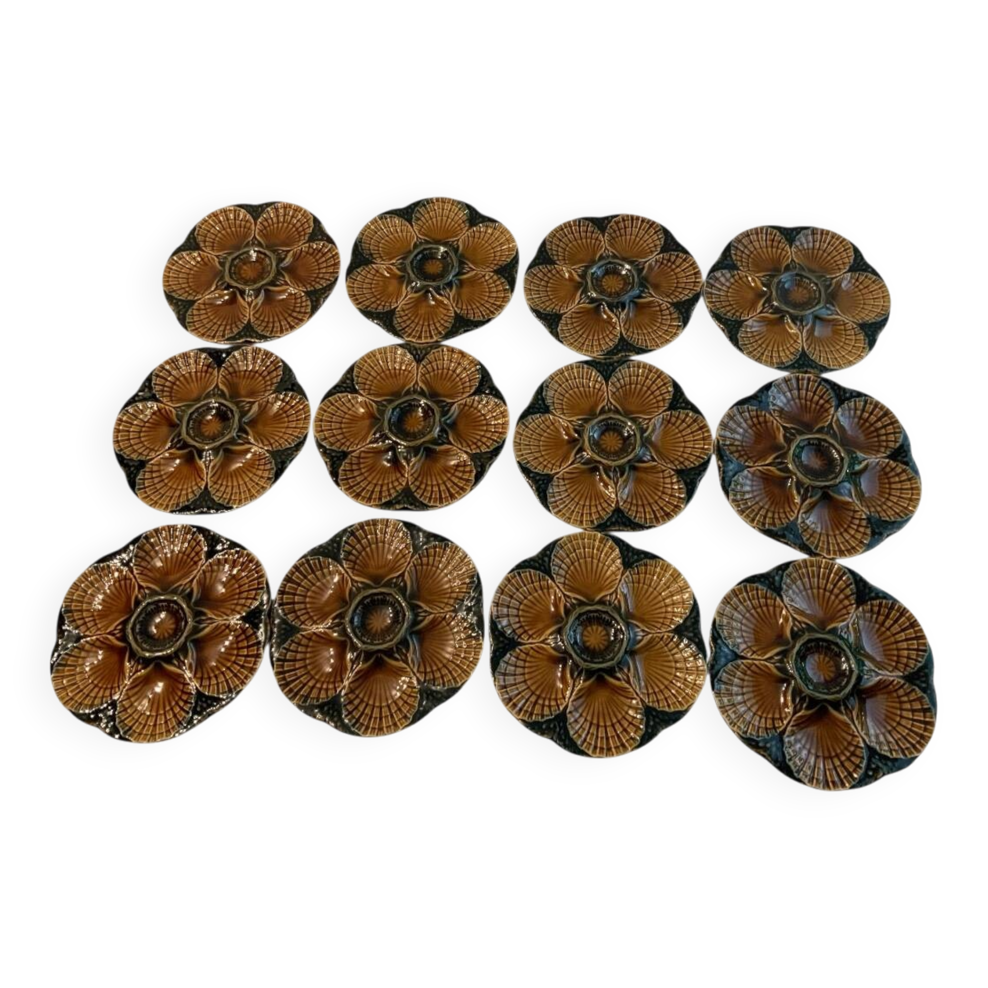 Oyster/shellfish plates Sarreguemines