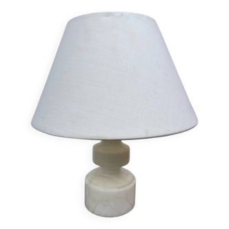 White marble lamp