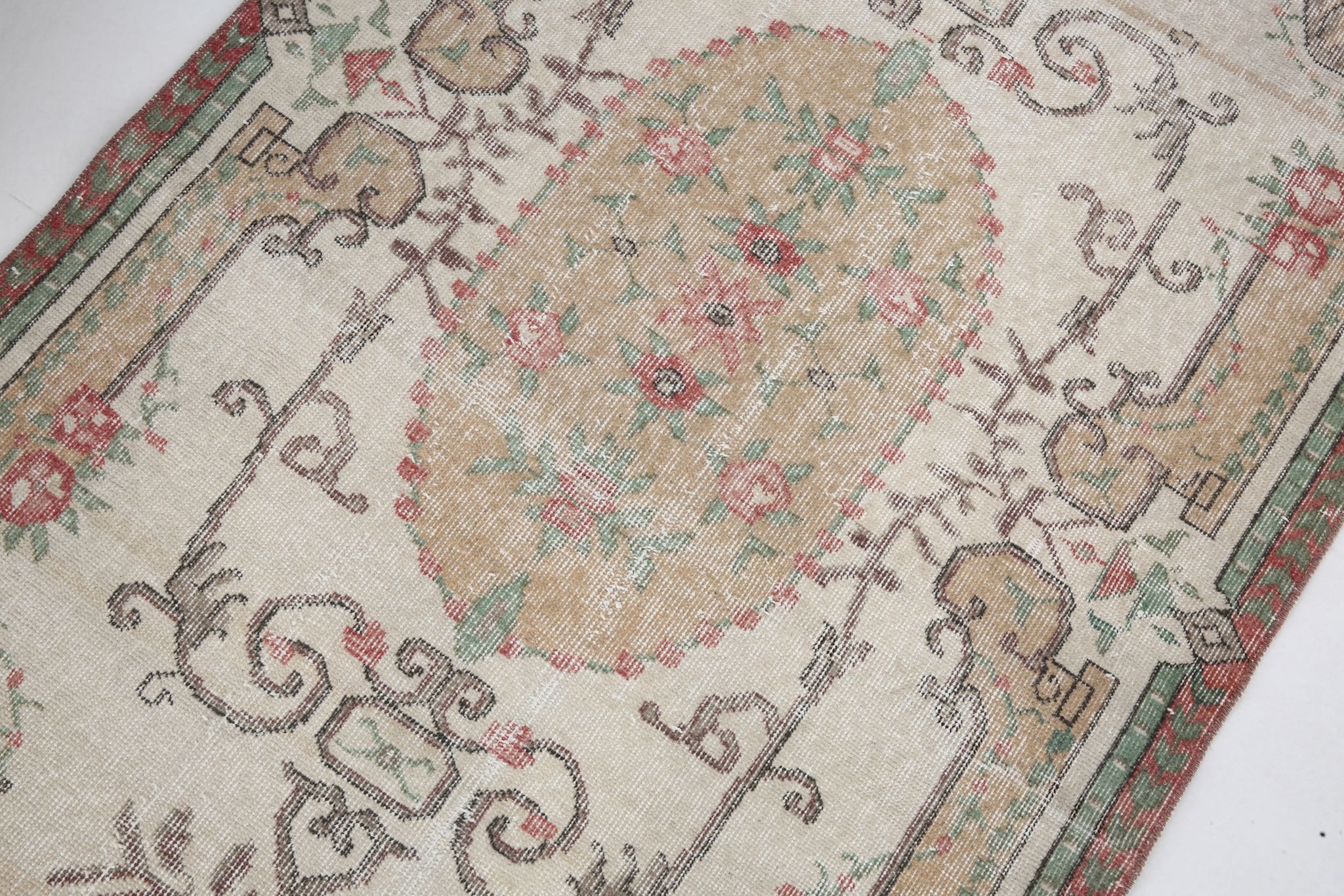 Tapis turc beige, 204x106cm