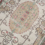 3x6 Shades Of Beige Turkish Rug, 204x106Cm