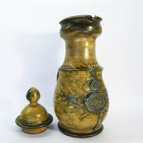 Pitcher with lid, stamped