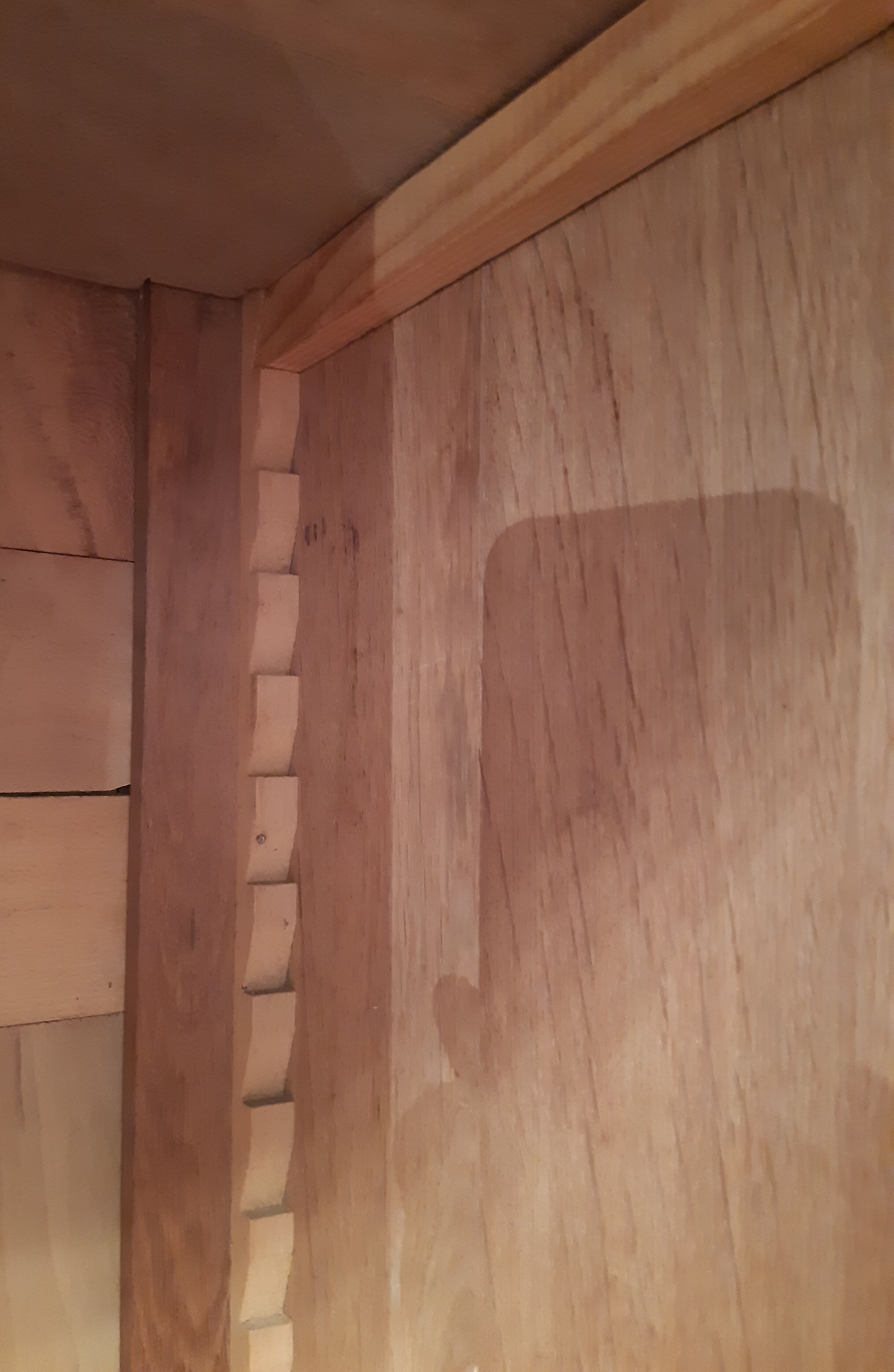 3-door Art Deco Parisian wardrobe and bevelled mirror