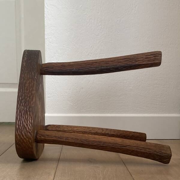 Brutalist tripod stool