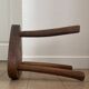 Brutalist tripod stool