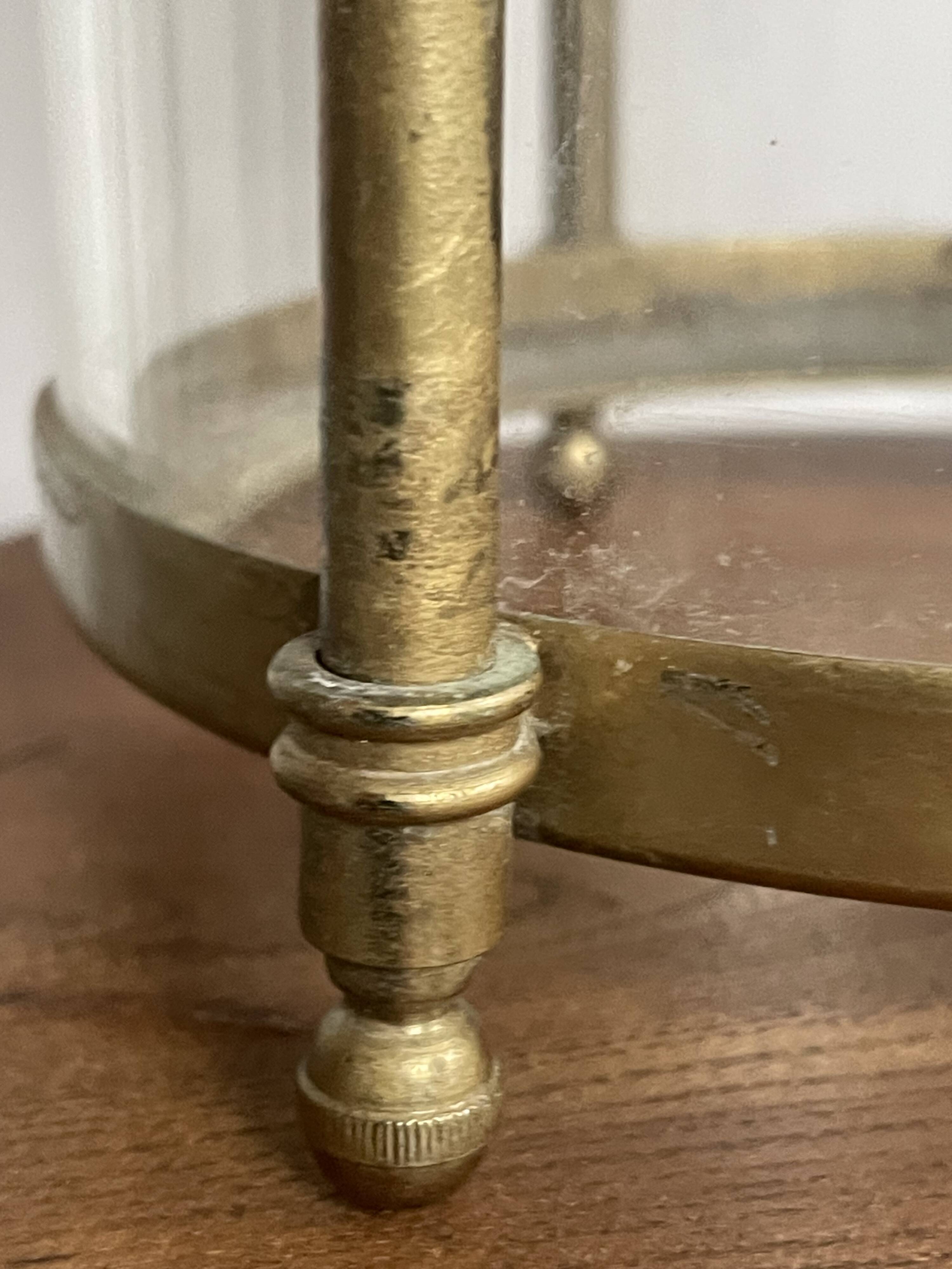 Brass hanging lamp