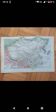 Old geographical map of China Larousse