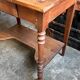 Dresser, dark wood vanity