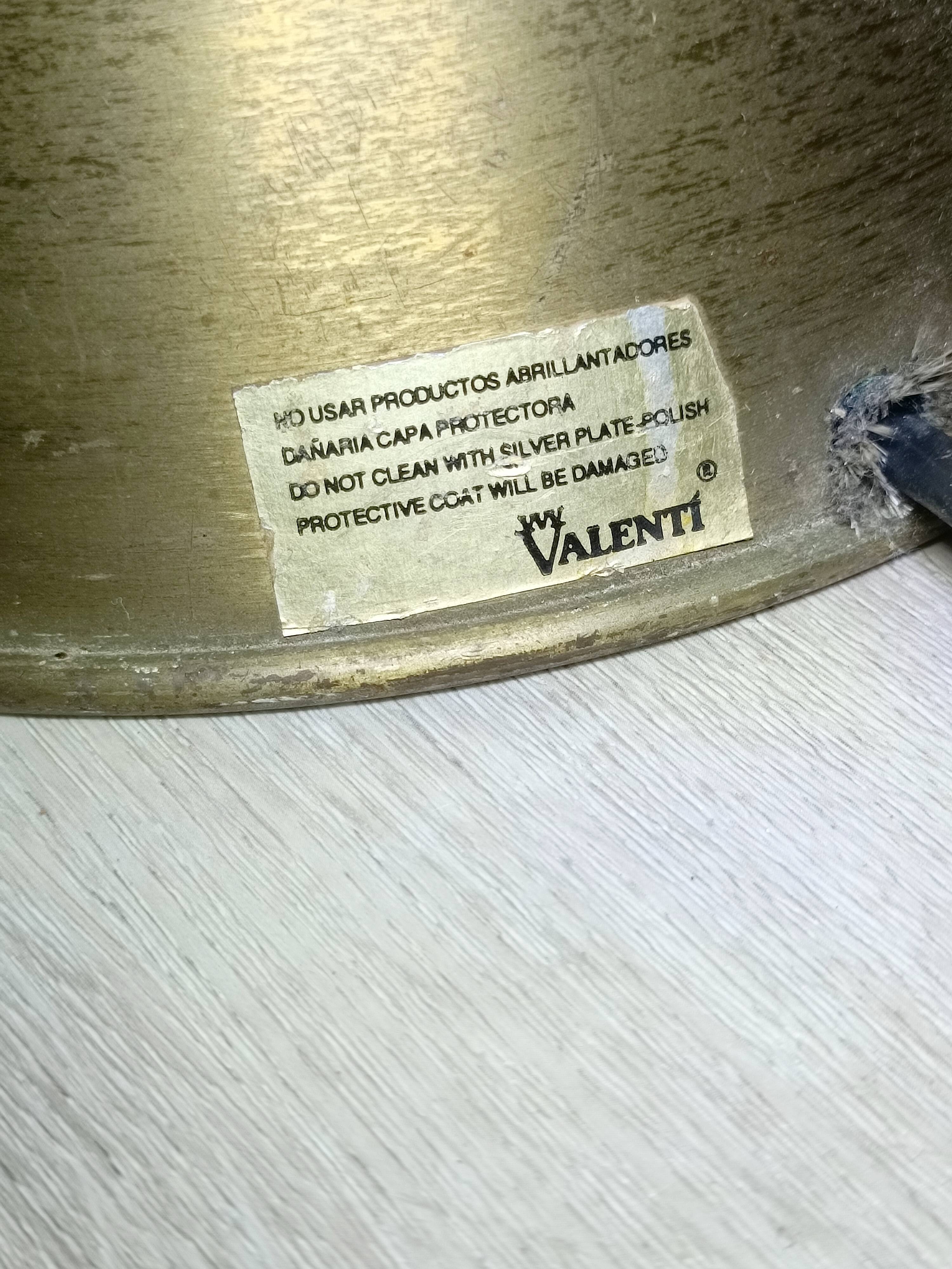 Brass floor lamp by Jacques Adnet for Valenti 1960s