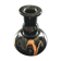 Black glass vase