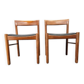 2 chaises Bramin, Danemark années 1960