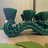 Pair of art deco candle holders