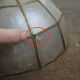 Mother-of-pearl and brass ceiling light