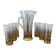 Service de 6 verres et carafe assortie
