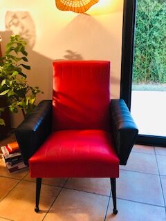 Vintage skai chair