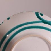 Paire d'assiettes vintage peintes à la main par Gmunder Keramik Autriche