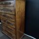 Chiffonnier en Placage de Noyer Style Restauration