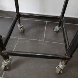 Pair of high bar stools industrial style