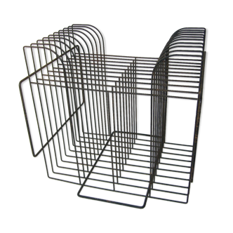 vintage metal vinyl holder