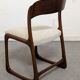 Series of 4 Baumann sled chairs from the 60-70s