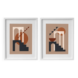 2 framed art prints