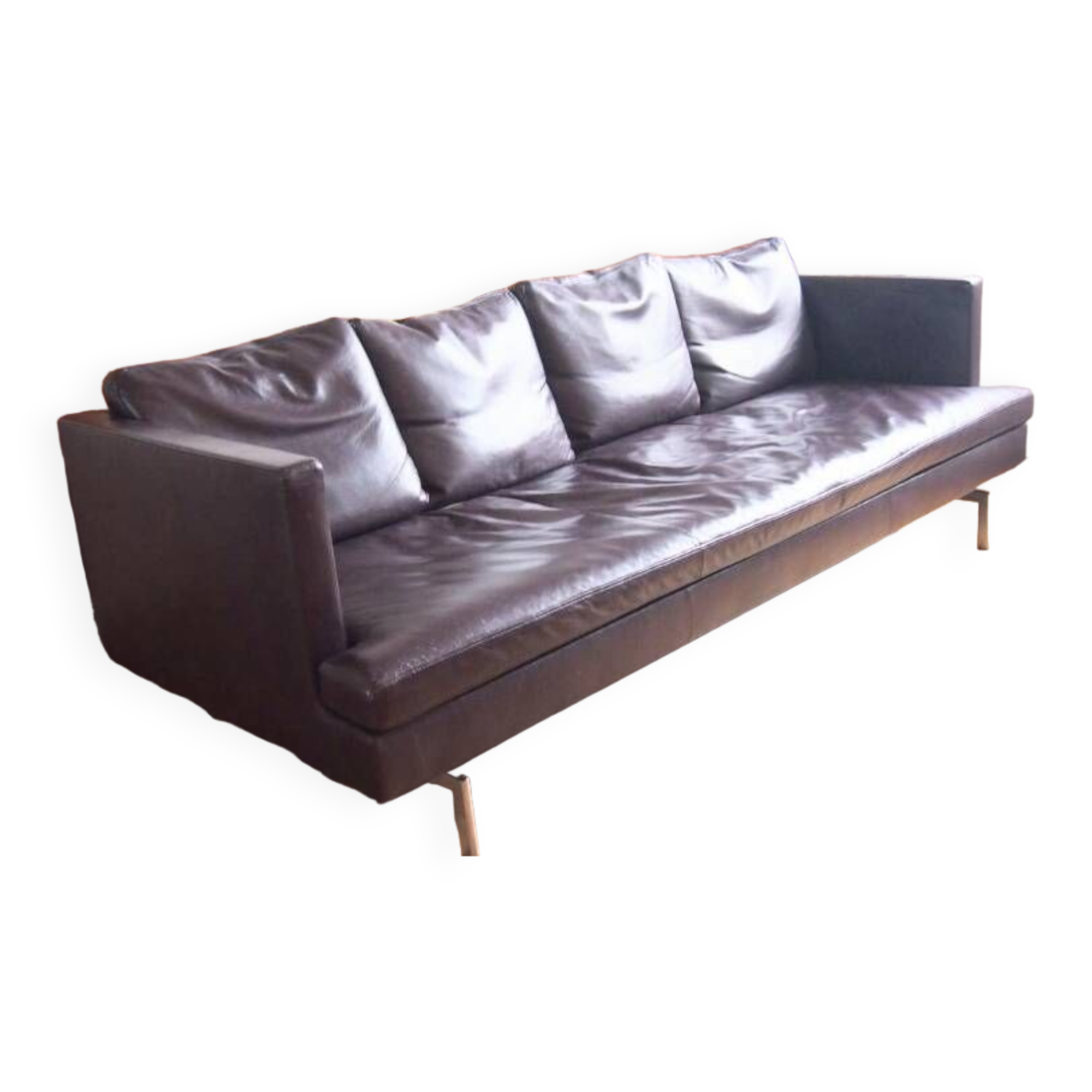 Stricto Sensu leather sofa, Didier Gomez for Ligne Roset
