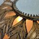 Vintage 'Sunburst' lamp / mirror