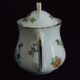 Limoges sugar bowl Michelaud freres exotic bird motif “indiana”