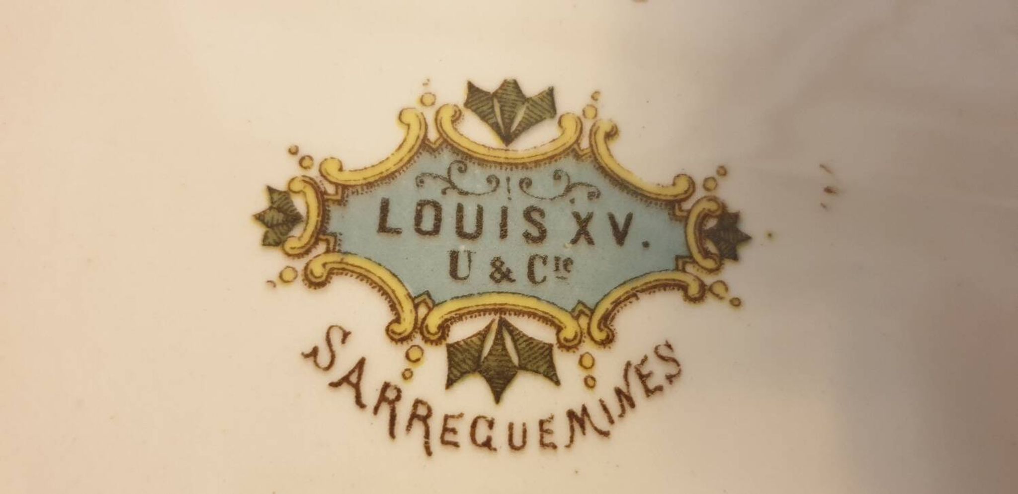 2 Louis XV Dishes from Sarreguemines