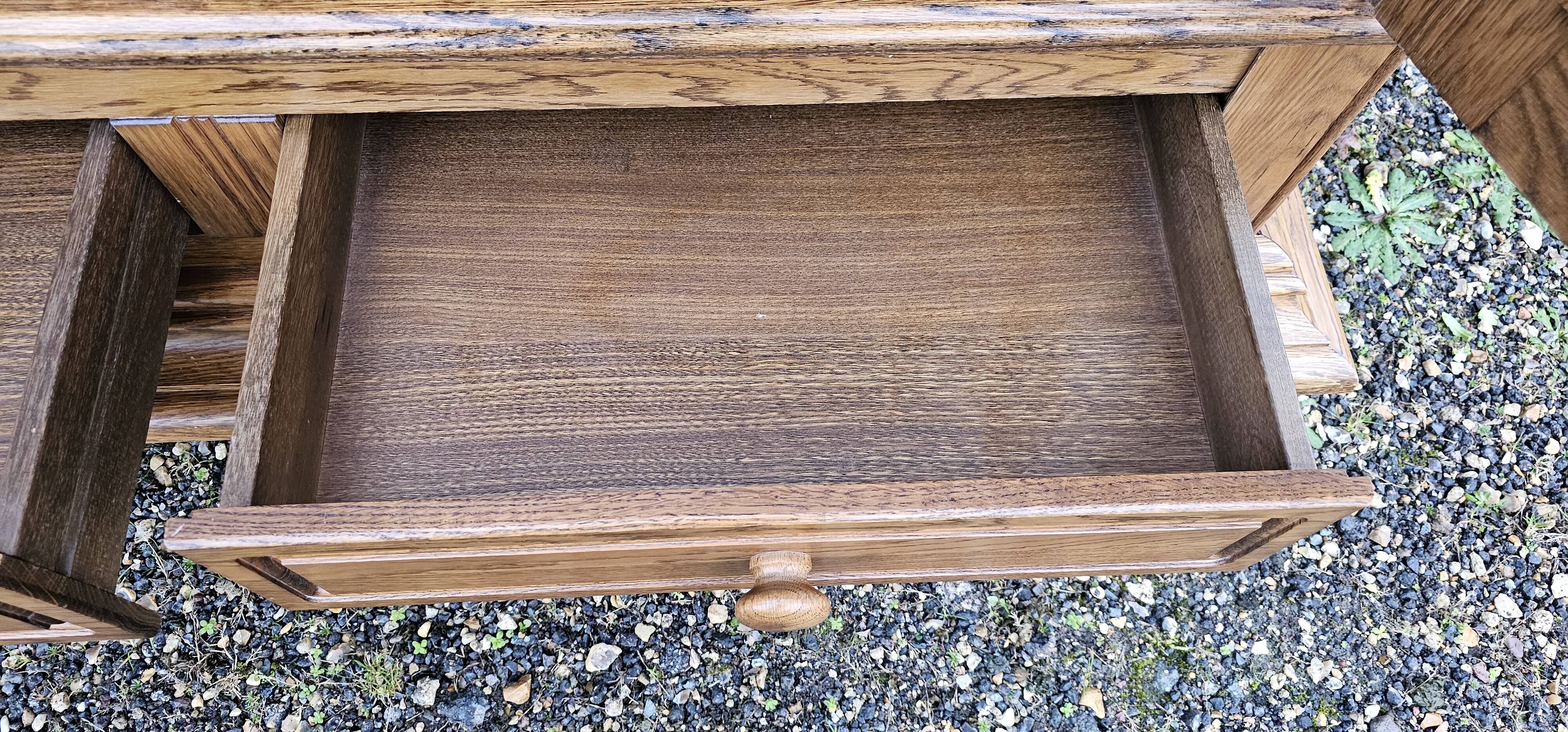 Oak wardrobe - wardrobe