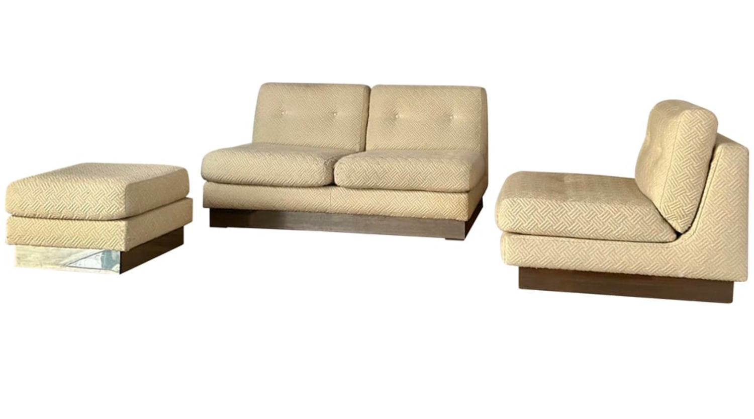 Salon "California" Jacques Charpentier, edition "Flat", France 1970