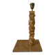 Pied de lampe en bois