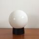 Vintage opaline ball lamp from the 70s