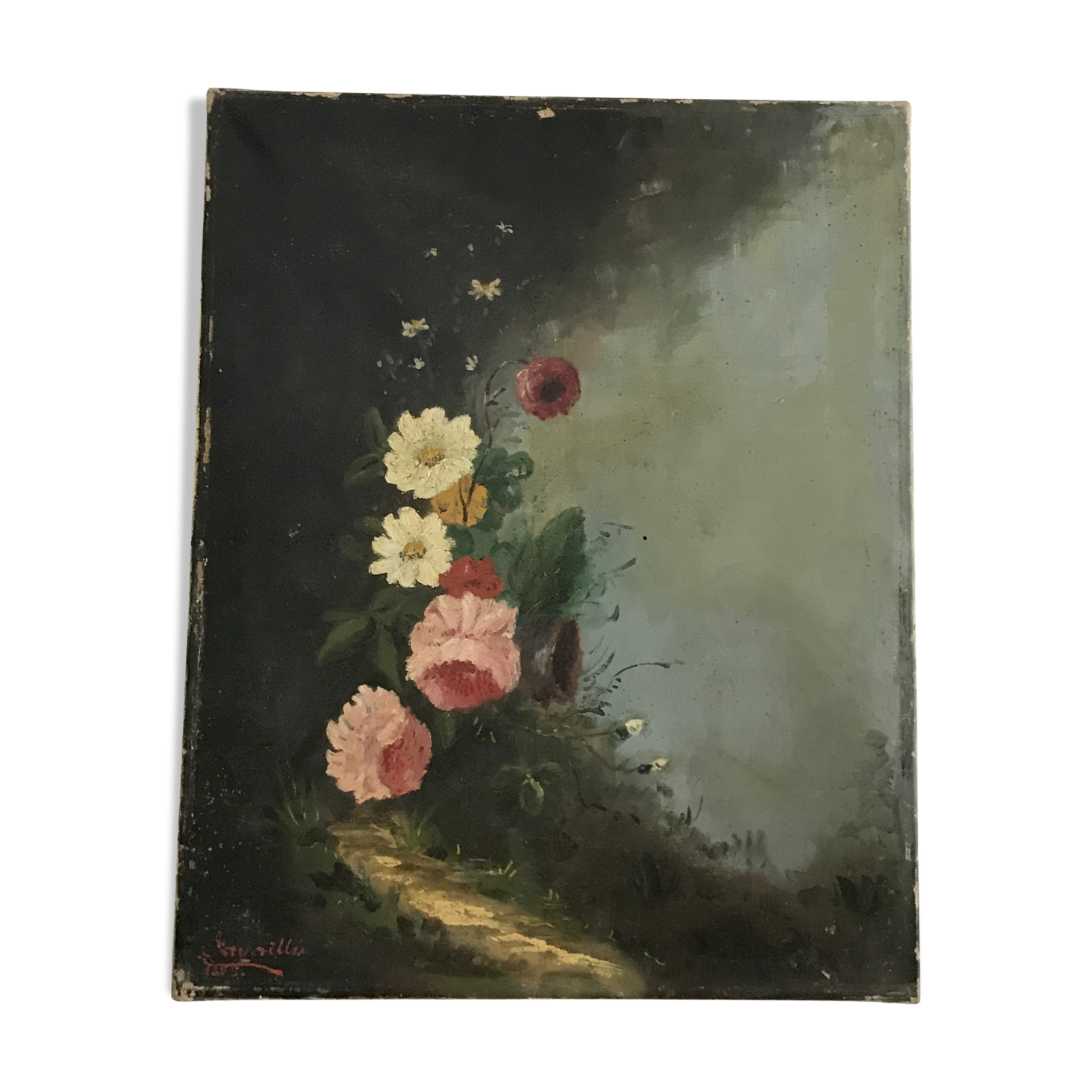 Table oil on canvas Cavaillès