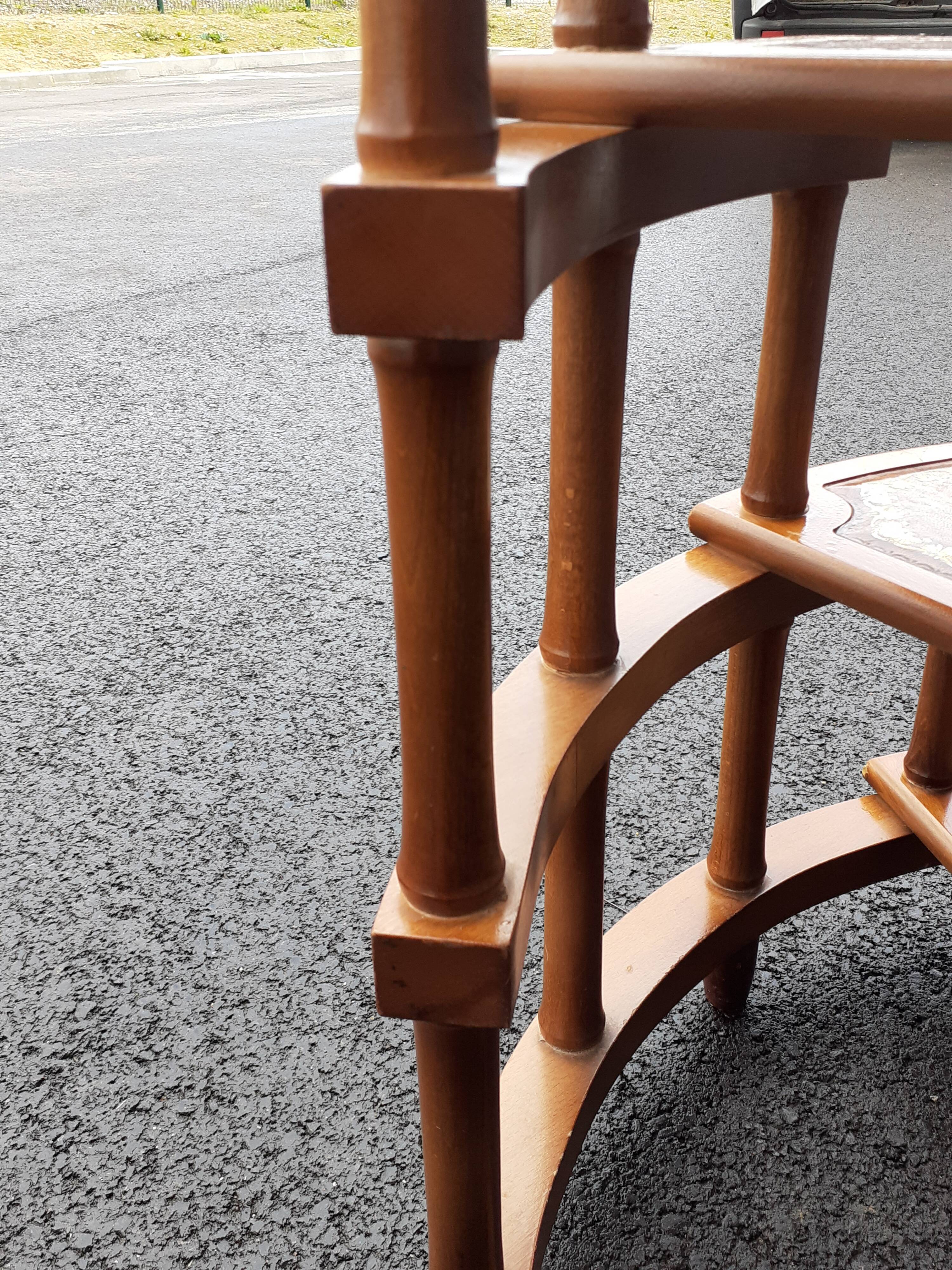 Ancient library staircase