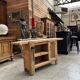 Joiner's workbench from the early 20th century.