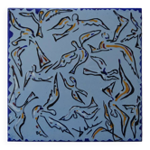 Salvador Dali: The Night of the Birds, original signed ceramic