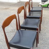 4 scandinavian chairs 50/60