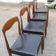 4 scandinavian chairs 50/60