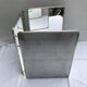 Former mirror triptych barbier contour metal chromé - vintage chain 24x30cm