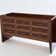 Commode de Paolo Buffa en palissandre sycomore et laiton vers 1940