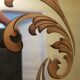 Large brasserie bistro mirror in eglomised glass